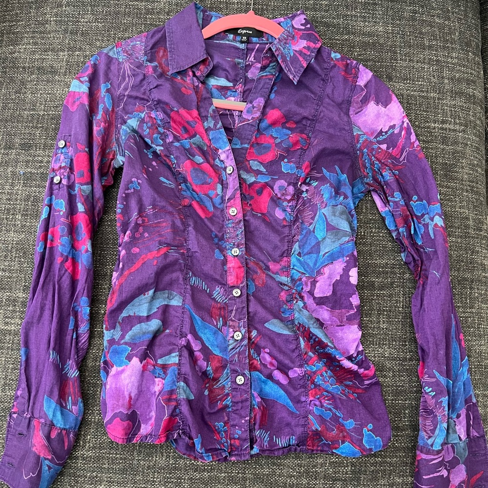 Express Women’s Casual Dress Shirt XS